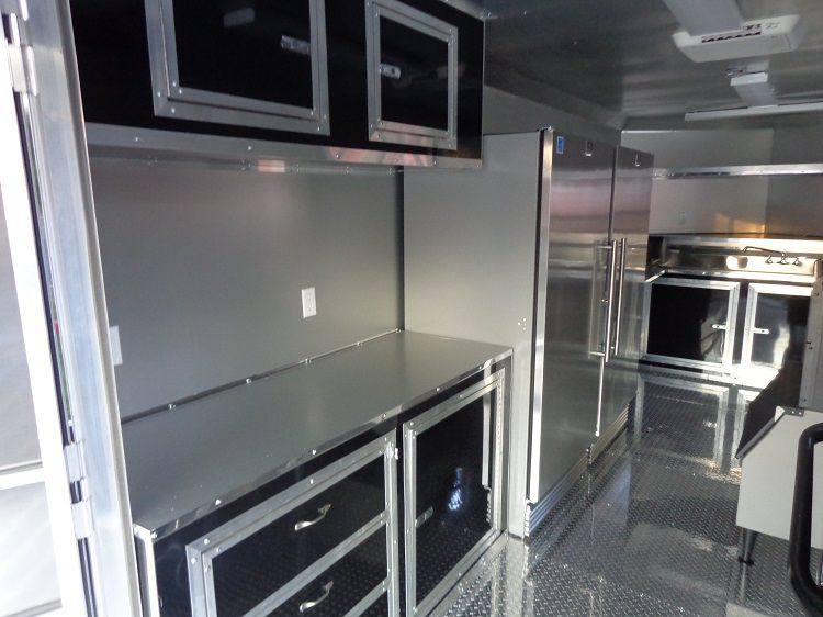 BBQ Concession Trailer 8.5' x 26' Black BBQ Catering Smoker Vending
