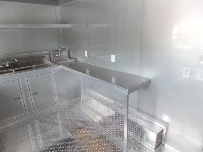 102-8.5-x-16-concession-food-trailer-red-event-catering-12.jpg 8.5' x 16' Concession Food Trailer Red Event Catering