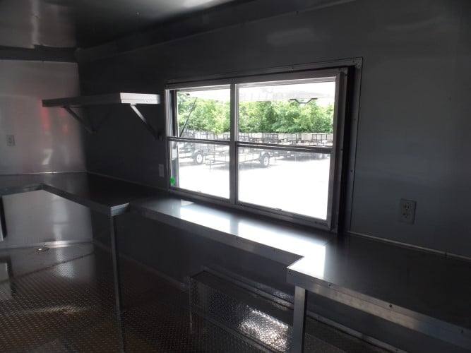 102-8.5-x-16-concession-food-trailer-red-event-catering-9.jpg 8.5' x 16' Concession Food Trailer Red Event Catering