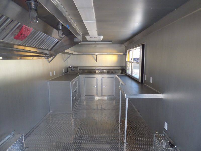 1021-bbq-concession-trailer-8.5-x24-white-smoker-event-enclosed-kitchen-20.jpg BBQ Concession Trailer 8.5'x24' White - Smoker Event Enclosed Kitchen