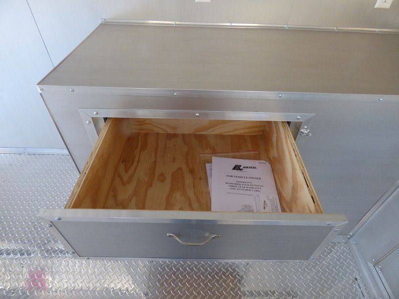 1021-bbq-concession-trailer-8.5-x24-white-smoker-event-enclosed-kitchen-30.jpg BBQ Concession Trailer 8.5'x24' White - Smoker Event Enclosed Kitchen