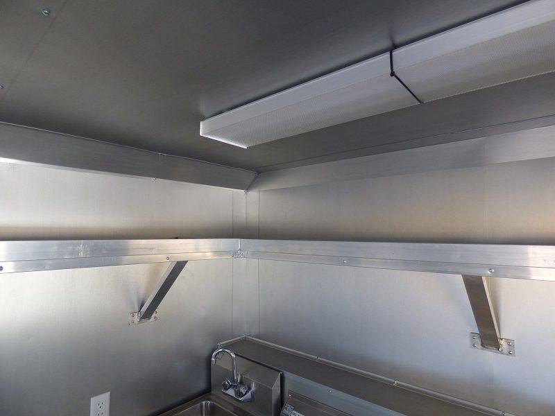 1021-bbq-concession-trailer-8.5-x24-white-smoker-event-enclosed-kitchen-41.jpg BBQ Concession Trailer 8.5'x24' White - Smoker Event Enclosed Kitchen