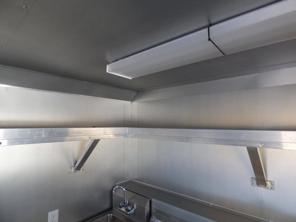 1021-bbq-concession-trailer-8.5-x24-white-smoker-event-enclosed-kitchen-45.webp BBQ Concession Trailer 8.5'x24' White - Smoker Event Enclosed Kitchen