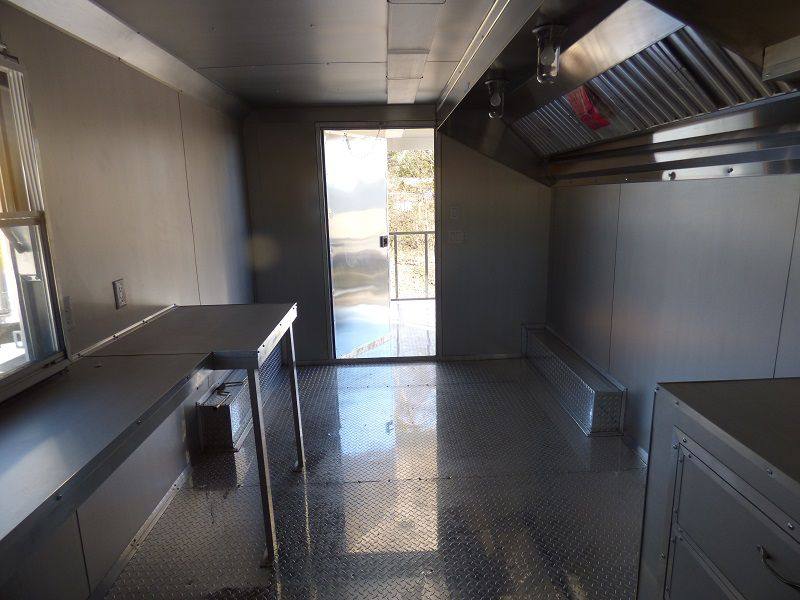 1021-bbq-concession-trailer-8.5-x24-white-smoker-event-enclosed-kitchen-46.jpg BBQ Concession Trailer 8.5'x24' White - Smoker Event Enclosed Kitchen