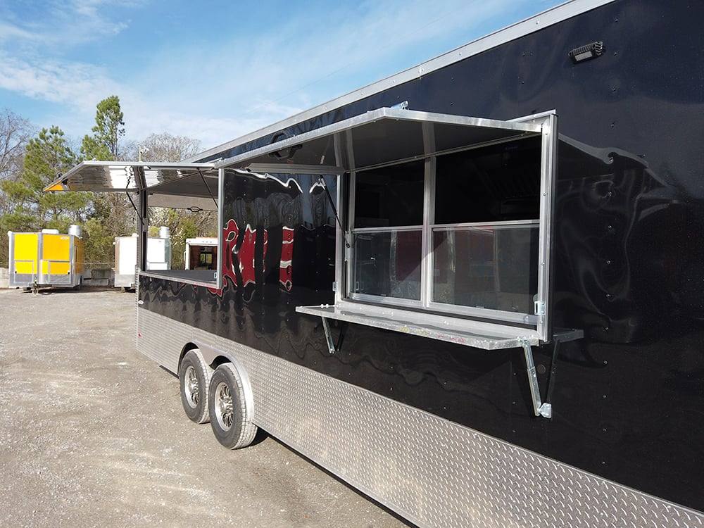 1022-black-8.5-x-24-porch-style-concession-food-trailer-10.jpg Black 8.5 X 24' Porch Style Concession Food Trailer