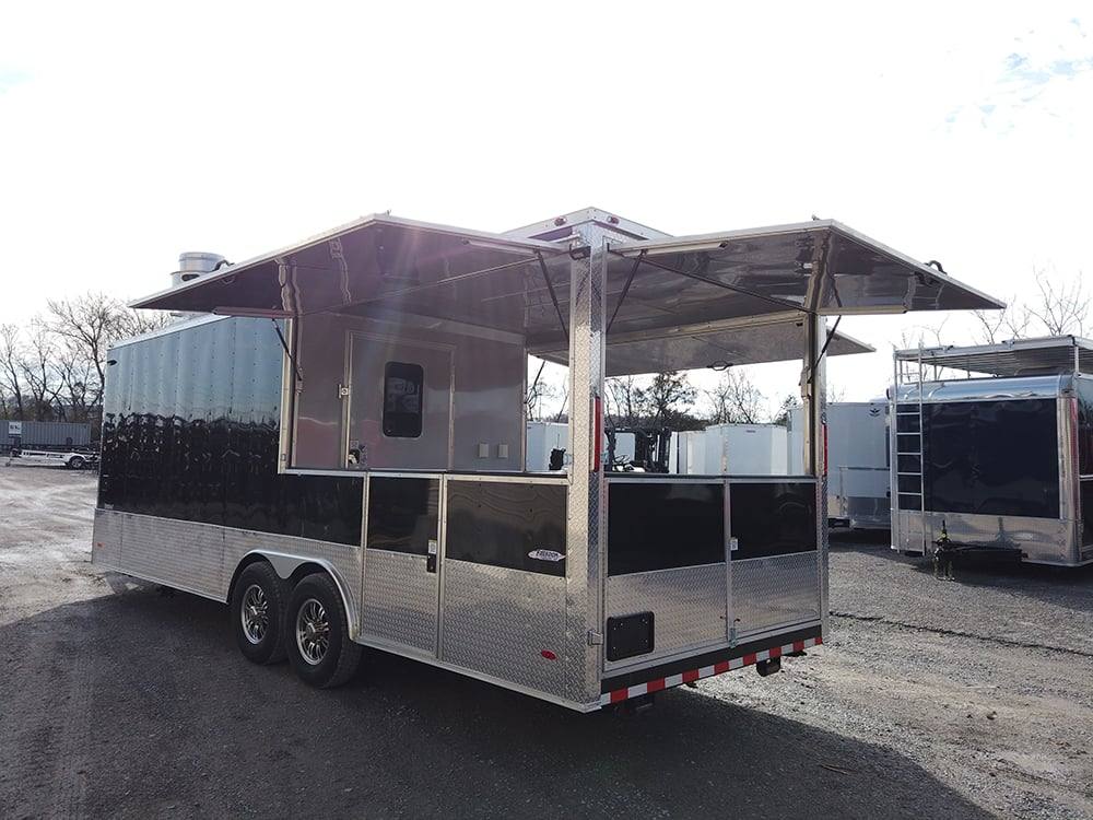 1022-black-8.5-x-24-porch-style-concession-food-trailer-19.jpg Black 8.5 X 24' Porch Style Concession Food Trailer