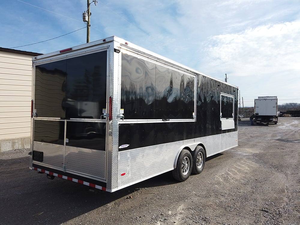 1022-black-8.5-x-24-porch-style-concession-food-trailer-22.jpg Black 8.5 X 24' Porch Style Concession Food Trailer