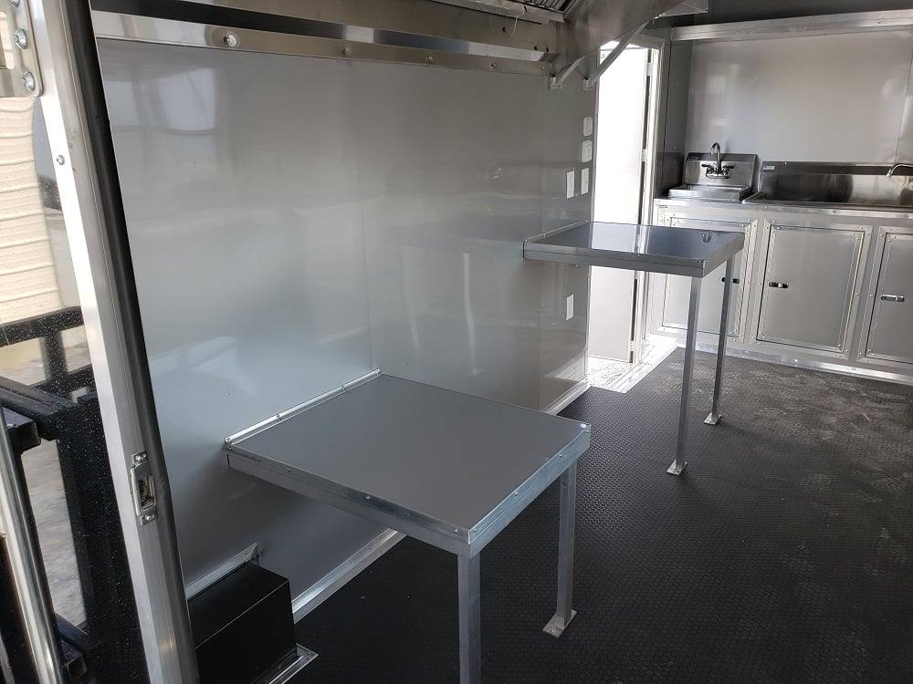 1023-black-8.5-x-28-bbq-porch-concession-food-trailer-14.jpg Black 8.5' x 28' BBQ Porch Concession Food Trailer
