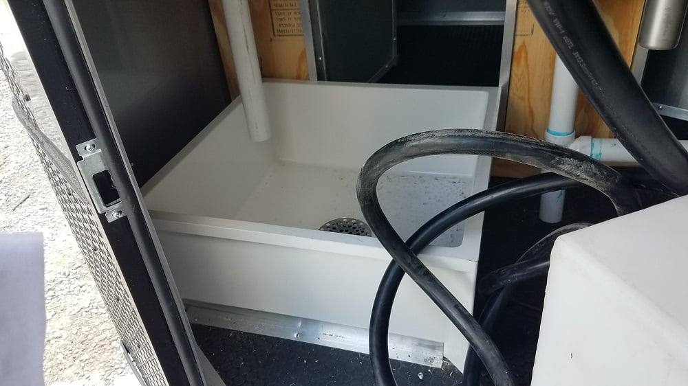 Black 8.5x25 BBQ Porch Style Concession Food Trailer