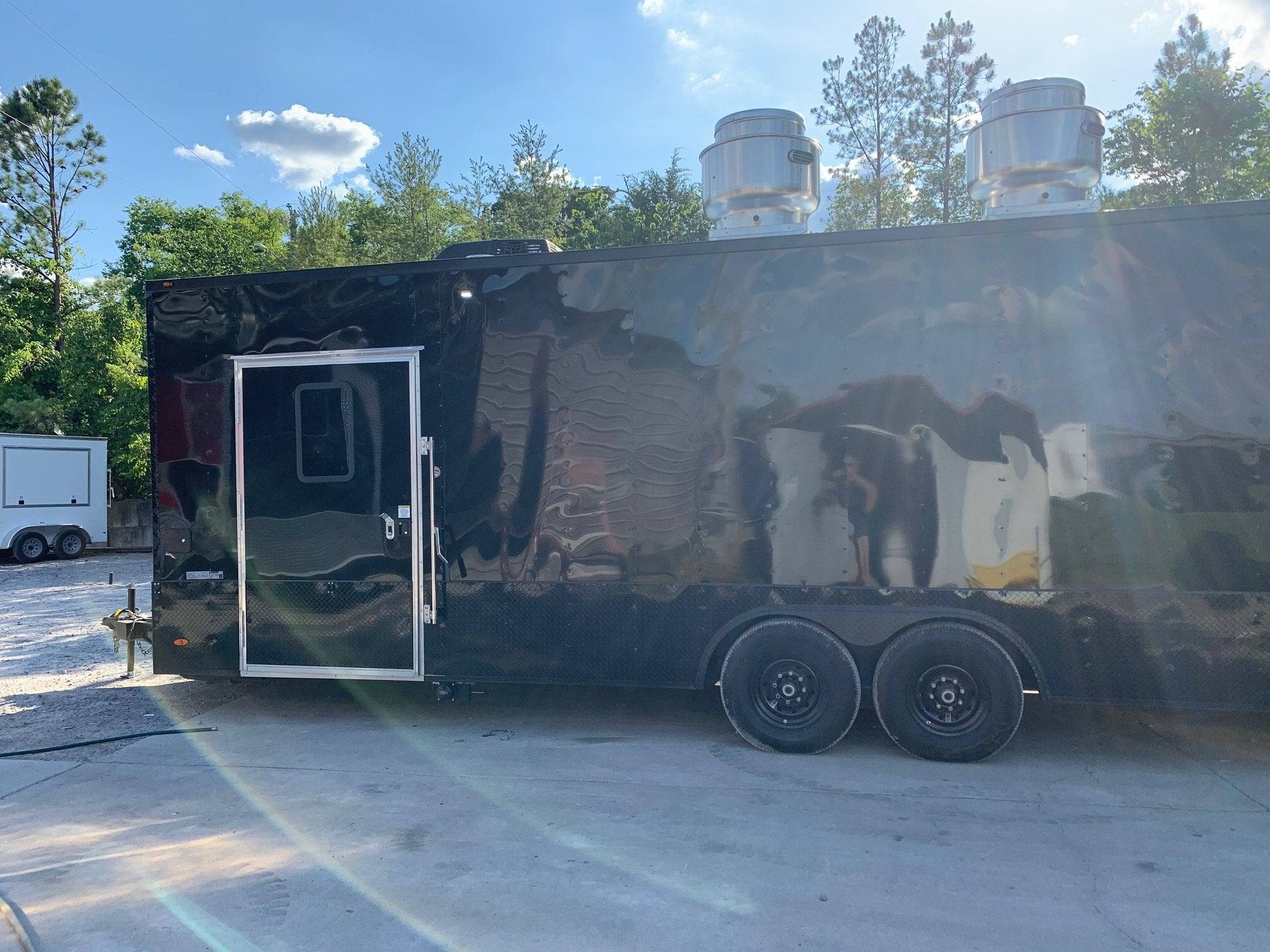 1025-black-out-8.5-x-25-concession-food-trailer-2.jpg Black Out 8.5 X 25' Concession Food Trailer