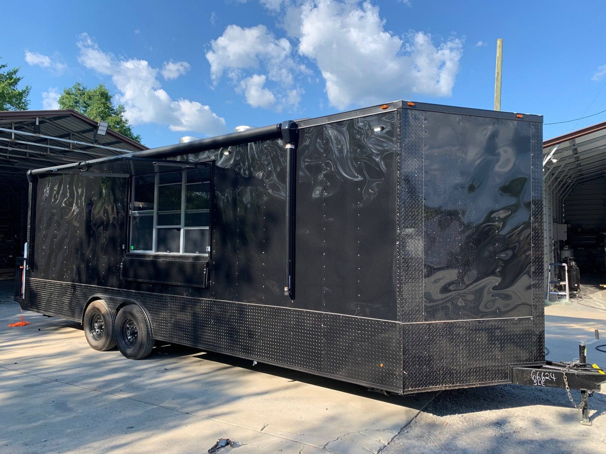 1025-black-out-8.5-x-25-concession-food-trailer-3.jpg Black Out 8.5 X 25' Concession Food Trailer