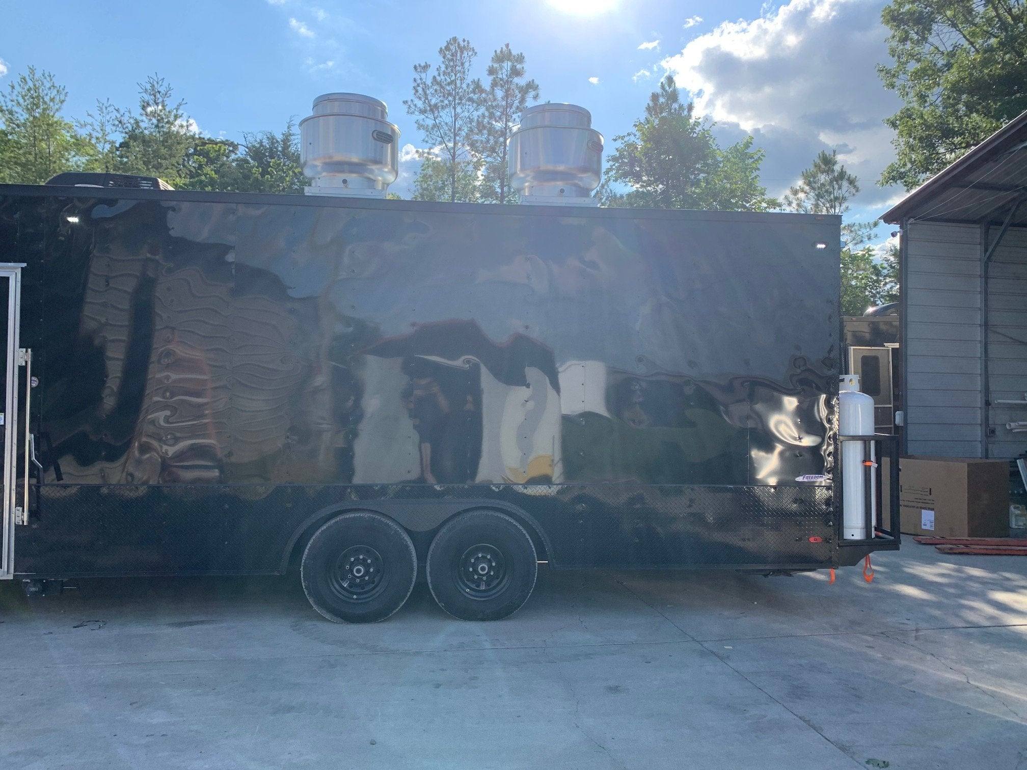 1025-black-out-8.5-x-25-concession-food-trailer-4.jpg Black Out 8.5 X 25' Concession Food Trailer
