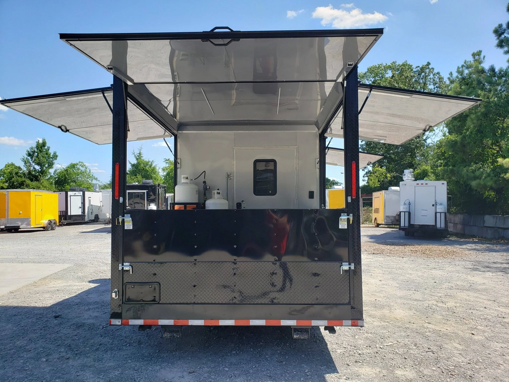 1027-black-out-8.5-x-28-porch-style-concession-food-trailer-20.webp Black Out 8.5' x 28' Porch Style Concession Food Trailer