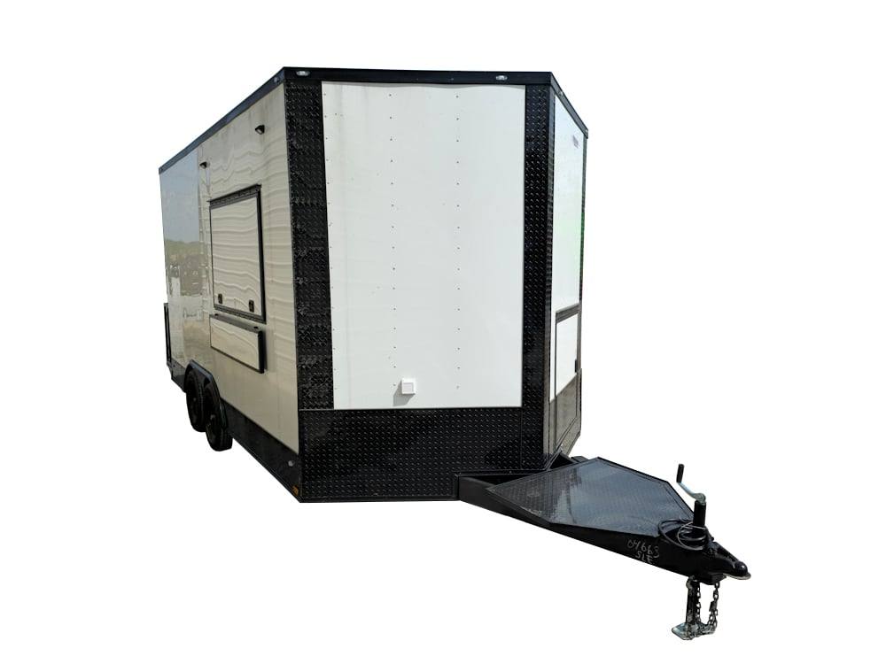 1029-concession-8.5-x-16-white-food-event-catering-trailer-1.jpg Concession 8.5' X 16' White Food Event Catering Trailer