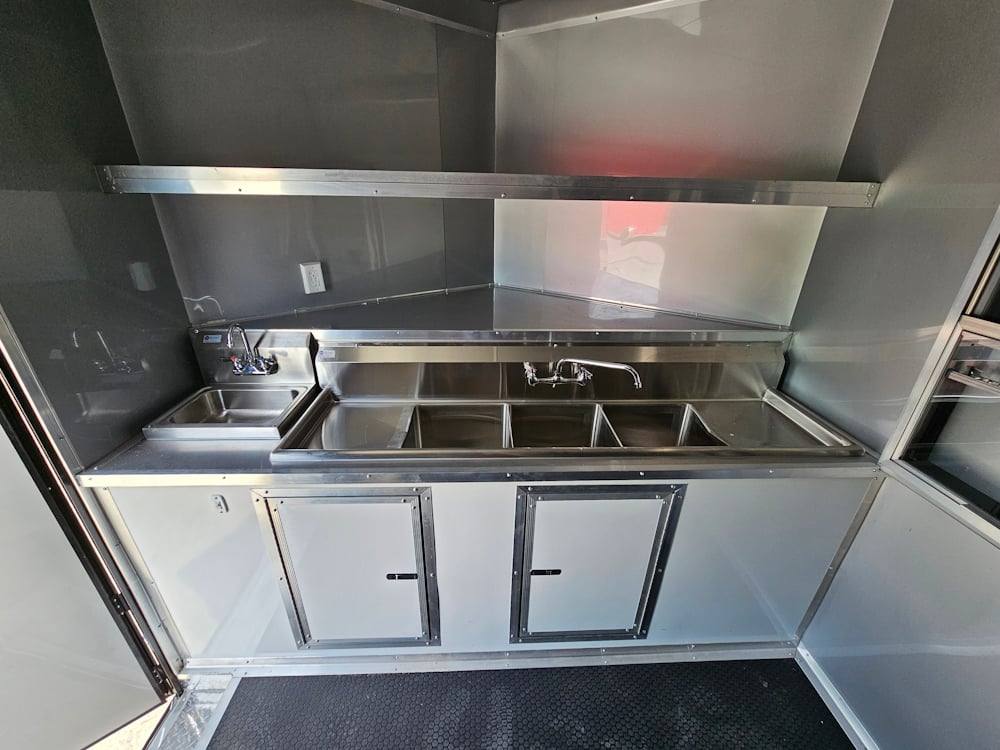 1029-concession-8.5-x-16-white-food-event-catering-trailer-17.jpg Concession 8.5' X 16' White Food Event Catering Trailer