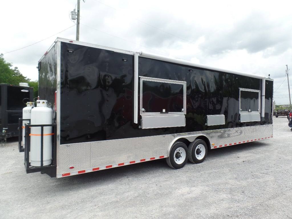1030-concession-8.5-x-30-black-catering-event-trailer-10.jpg Concession 8.5' x 30' Black Catering Event Trailer