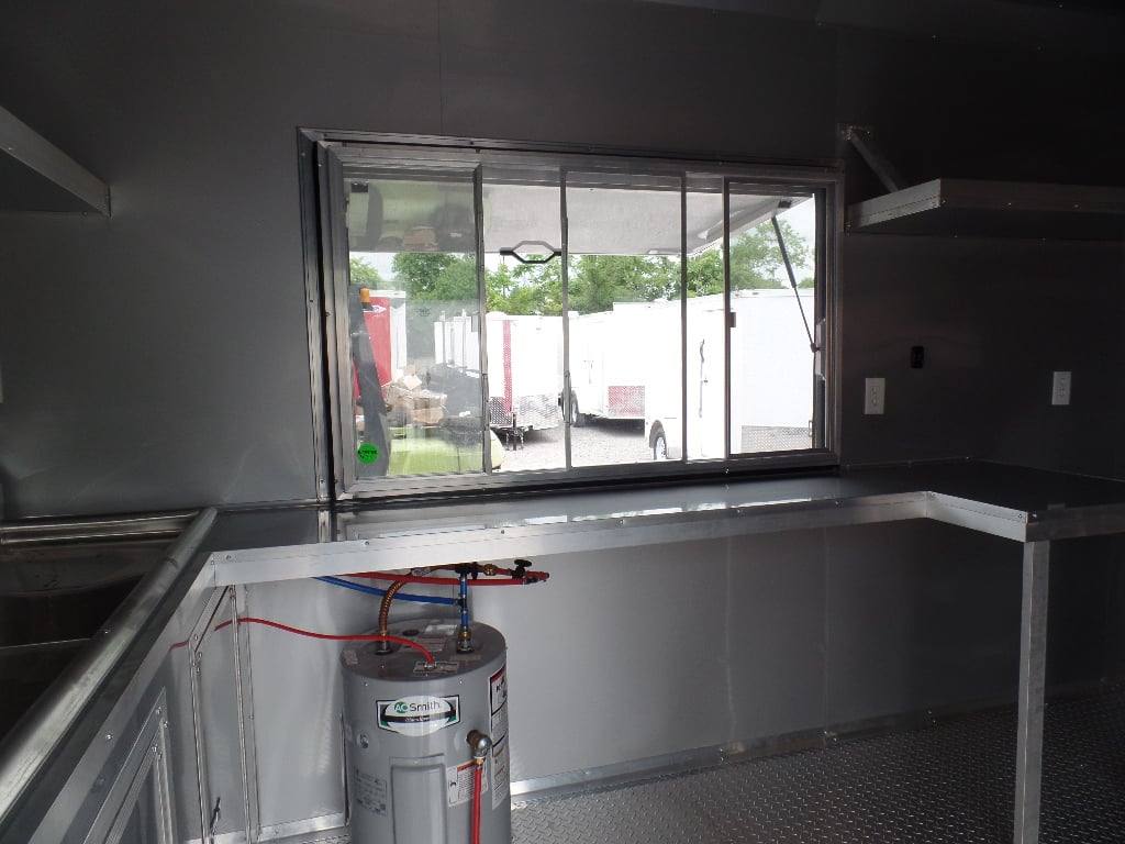 1030-concession-8.5-x-30-black-catering-event-trailer-11.jpg Concession 8.5' x 30' Black Catering Event Trailer