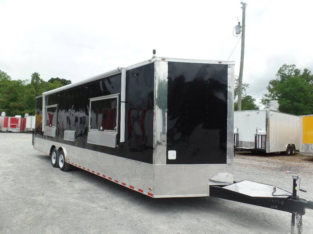 1030-concession-8.5-x-30-black-catering-event-trailer-19.jpg Concession 8.5' x 30' Black Catering Event Trailer