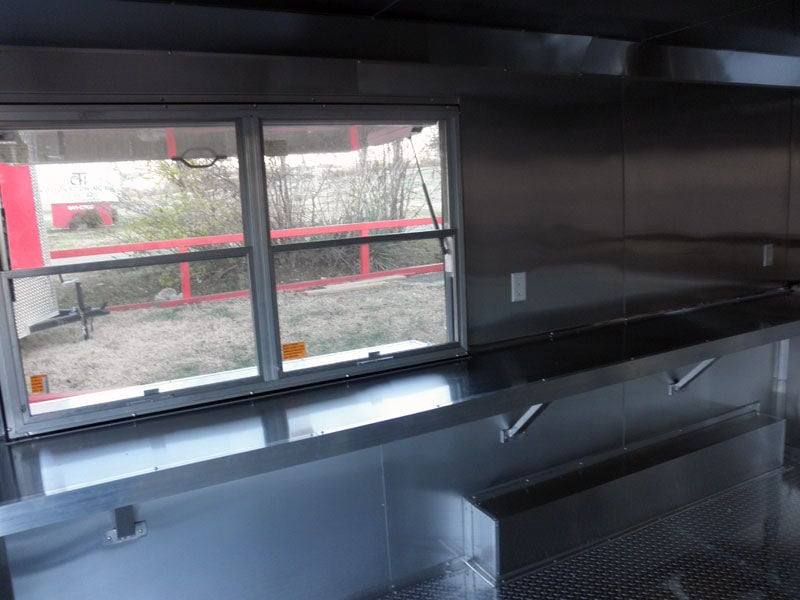 1032-concession-food-trailer-8.5-x-14-white-and-features-vent-hood-10.jpg Concession Food Trailer - 8.5' x 14' - White and Features Vent Hood