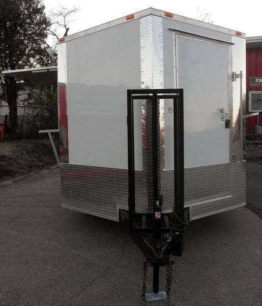 1032-concession-food-trailer-8.5-x-14-white-and-features-vent-hood-2.jpg Concession Food Trailer - 8.5' x 14' - White and Features Vent Hood