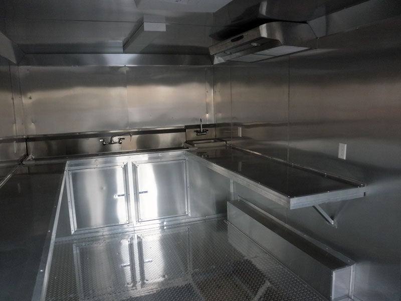 1032-concession-food-trailer-8.5-x-14-white-and-features-vent-hood-6.jpg Concession Food Trailer - 8.5' x 14' - White and Features Vent Hood