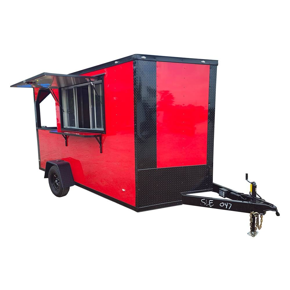 1034-concession-trailer-7-x-12-red-bbq-catering-event-1.jpg Concession Trailer 7 x 12 Red BBQ Catering Event
