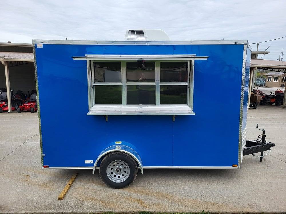 1035-concession-trailer-7-x-12-blue-food-event-catering-13.jpg Concession Trailer 7' X 12' Blue Food Event Catering