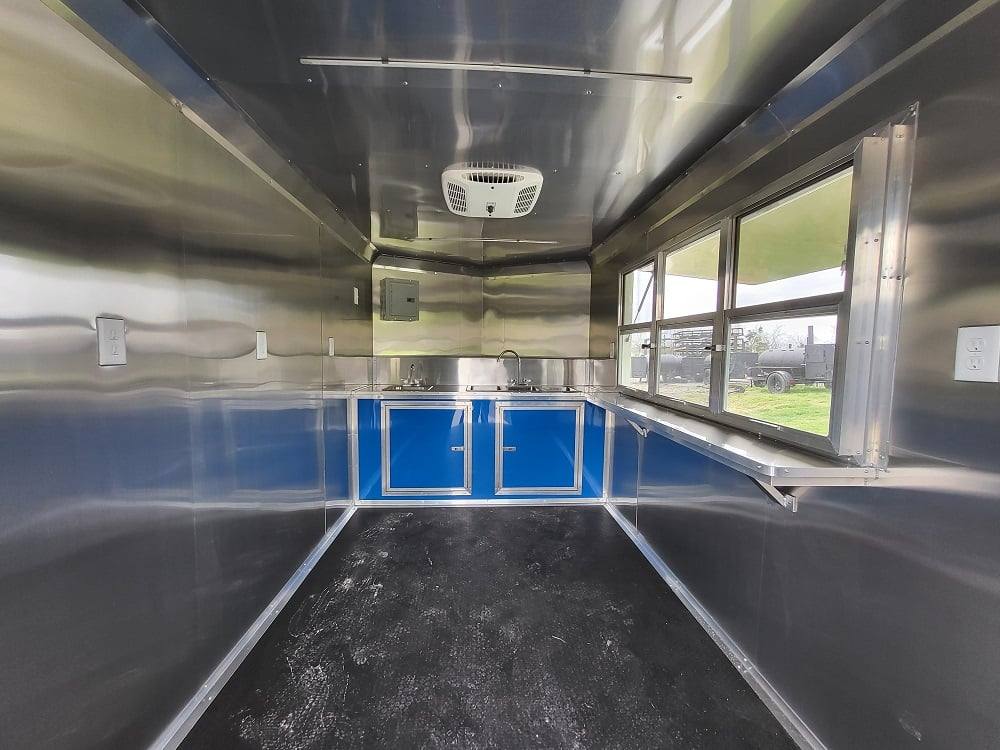 1035-concession-trailer-7-x-12-blue-food-event-catering-15.jpg Concession Trailer 7' X 12' Blue Food Event Catering