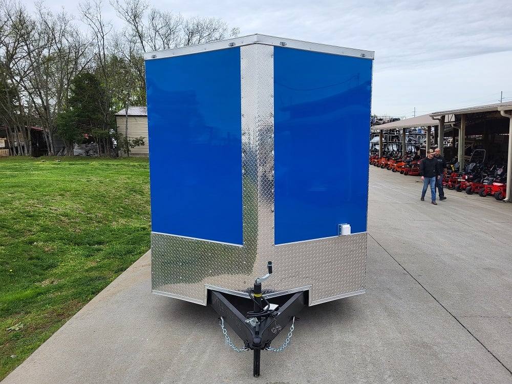 1035-concession-trailer-7-x-12-blue-food-event-catering-3.jpg Concession Trailer 7' X 12' Blue Food Event Catering
