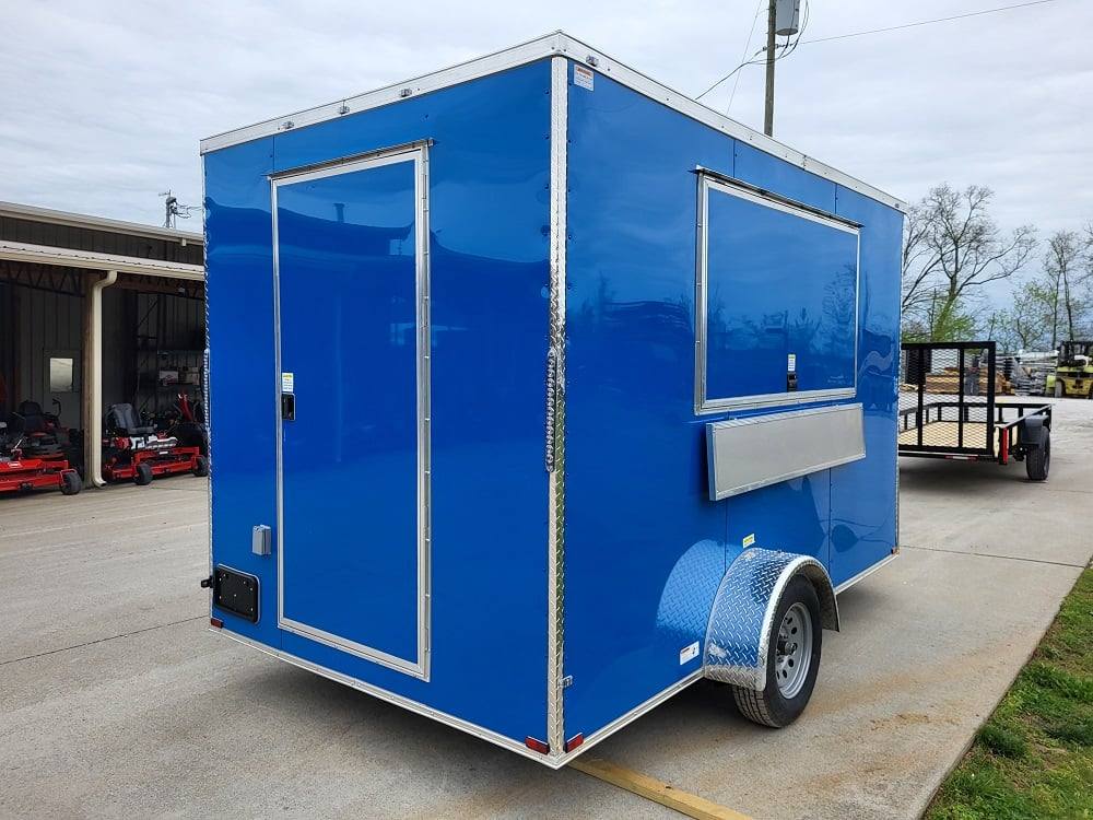 1035-concession-trailer-7-x-12-blue-food-event-catering-9.jpg Concession Trailer 7' X 12' Blue Food Event Catering