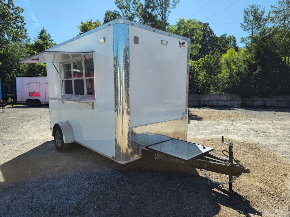 Concession Trailer 7' X 12' Hot Dog Event Catering