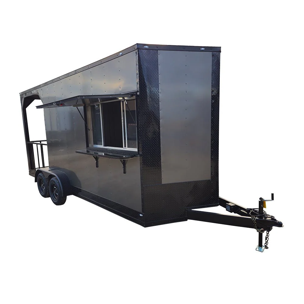 1037-concession-trailer-7-x-18-charcoal-grey-w-blackout-trim-1.webp Concession Trailer 7' X 18' Charcoal Grey W/ Blackout Trim
