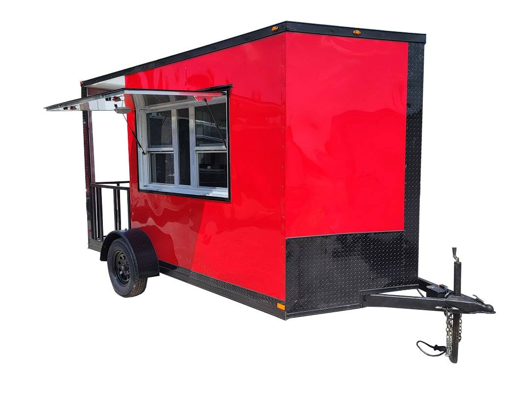 1038-concession-trailer-7-x12-red-patio-food-serving-merchandising-1.jpg Concession Trailer 7'x12' Red Patio Food Serving Merchandising