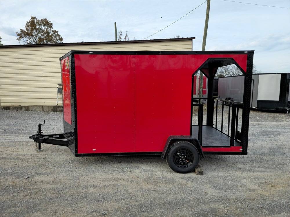 1038-concession-trailer-7-x12-red-patio-food-serving-merchandising-22.jpg Concession Trailer 7'x12' Red Patio Food Serving Merchandising