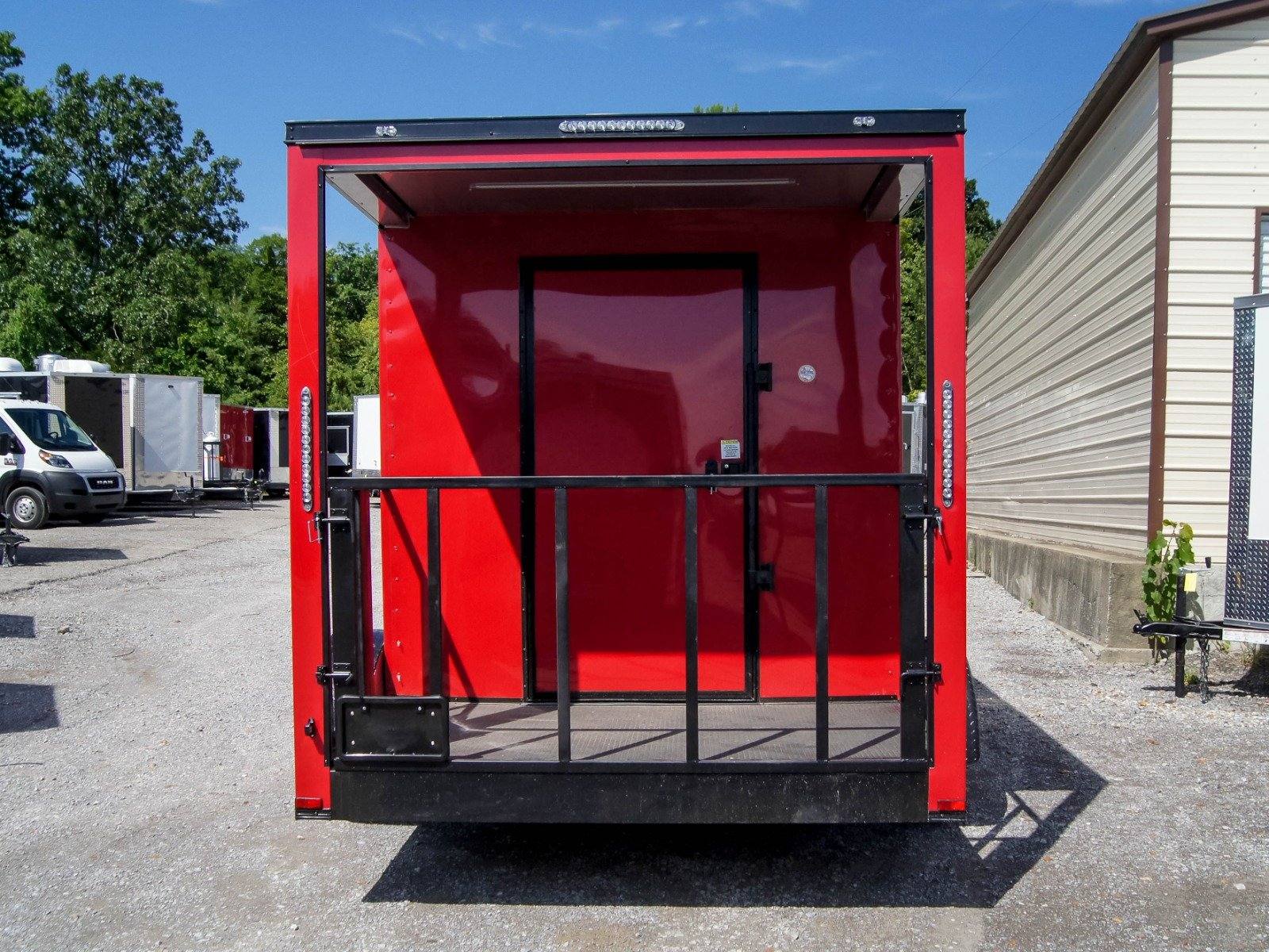 1038-concession-trailer-7-x12-red-patio-food-serving-merchandising-9.jpg Concession Trailer 7'x12' Red Patio Food Serving Merchandising