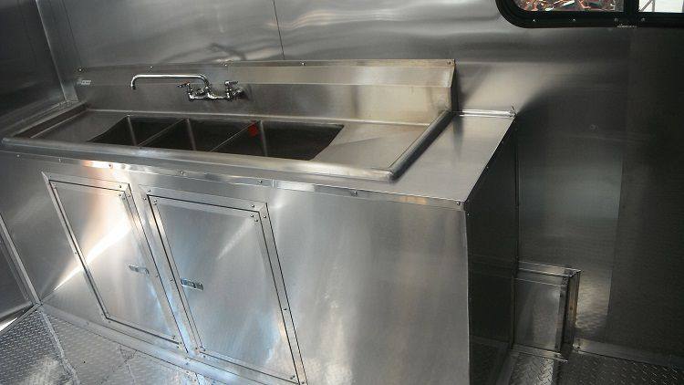 Concession Trailer 7'x13' Blue - Catering Vending Event Food