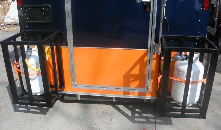 Concession Trailer 7'x13' Blue - Catering Vending Event Food