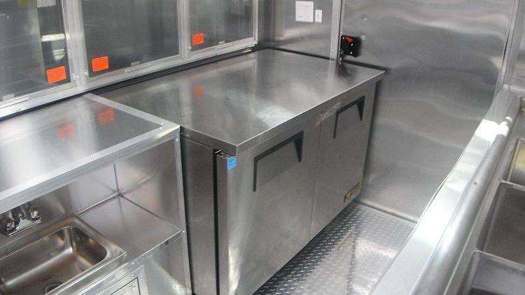 Concession Trailer 7'x13' Blue - Catering Vending Event Food