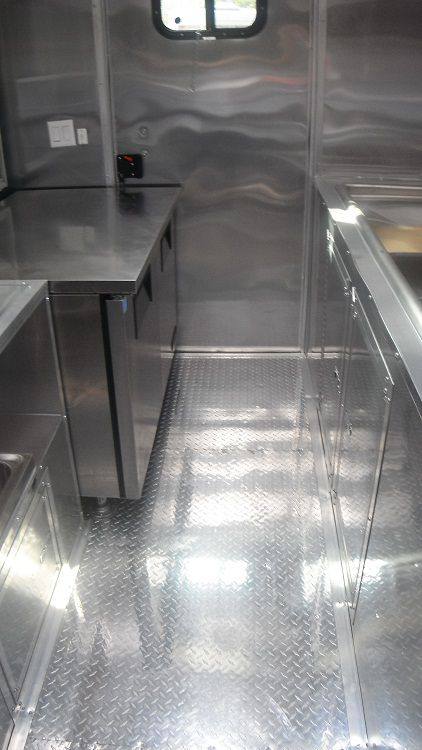 Concession Trailer 7'x13' Blue - Catering Vending Event Food
