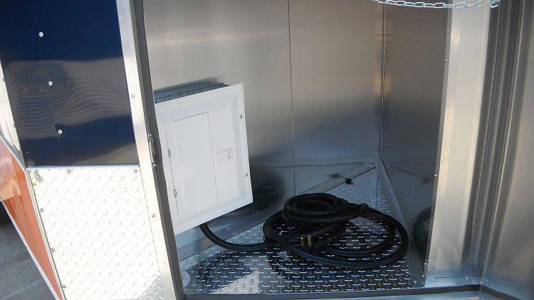 Concession Trailer 7'x13' Blue - Catering Vending Event Food