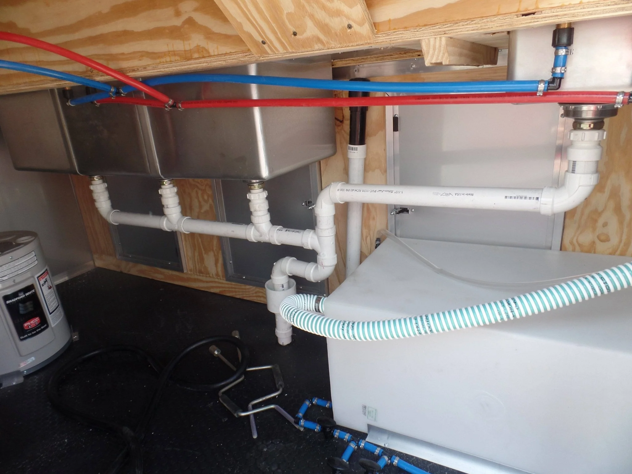 8.5' x 16' Concession Food Trailer White Event Catering
