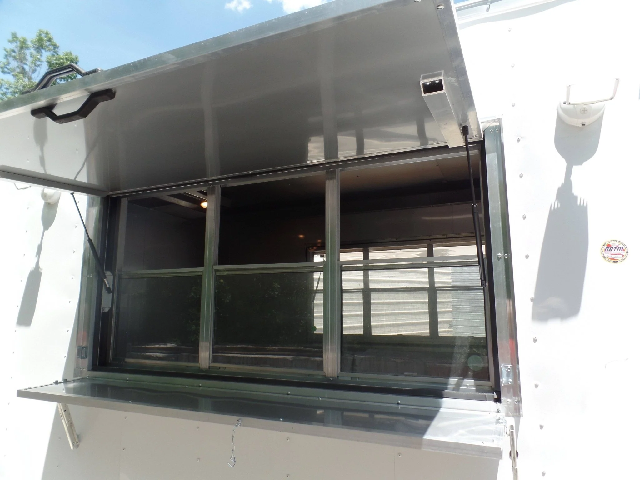 8.5' x 16' Concession Food Trailer White Event Catering