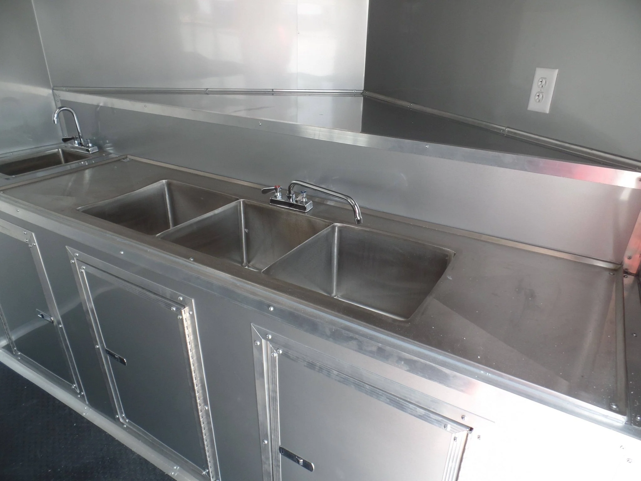 8.5' x 16' Concession Food Trailer White Event Catering