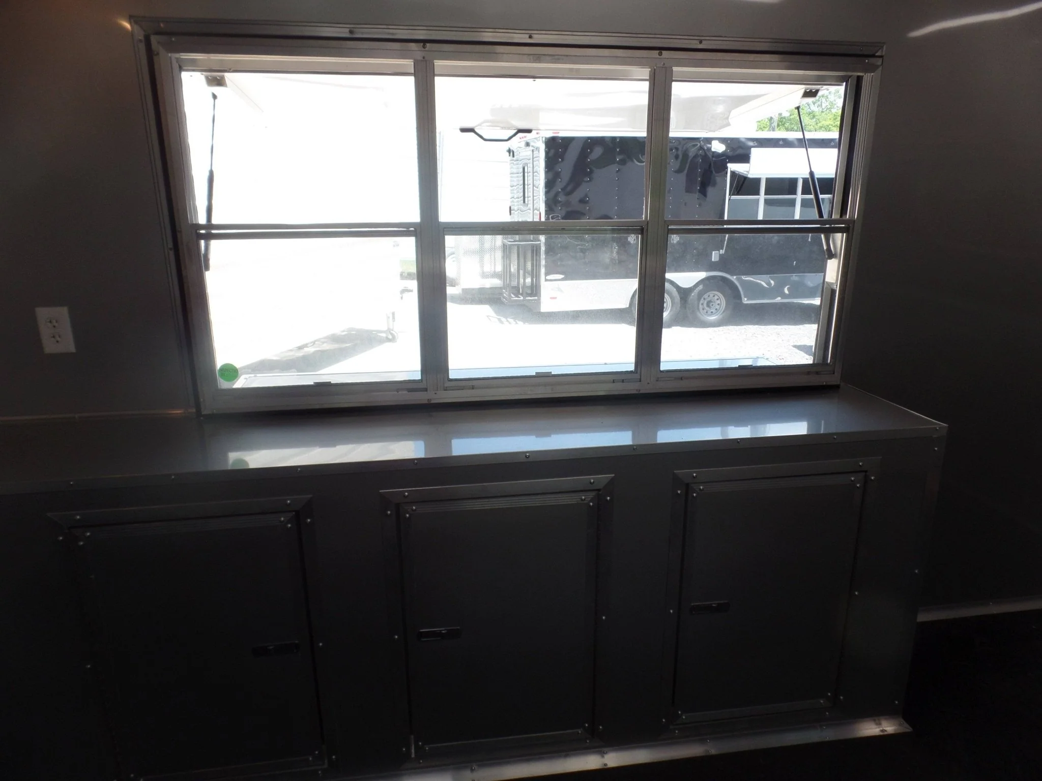 8.5' x 16' Concession Food Trailer White Event Catering