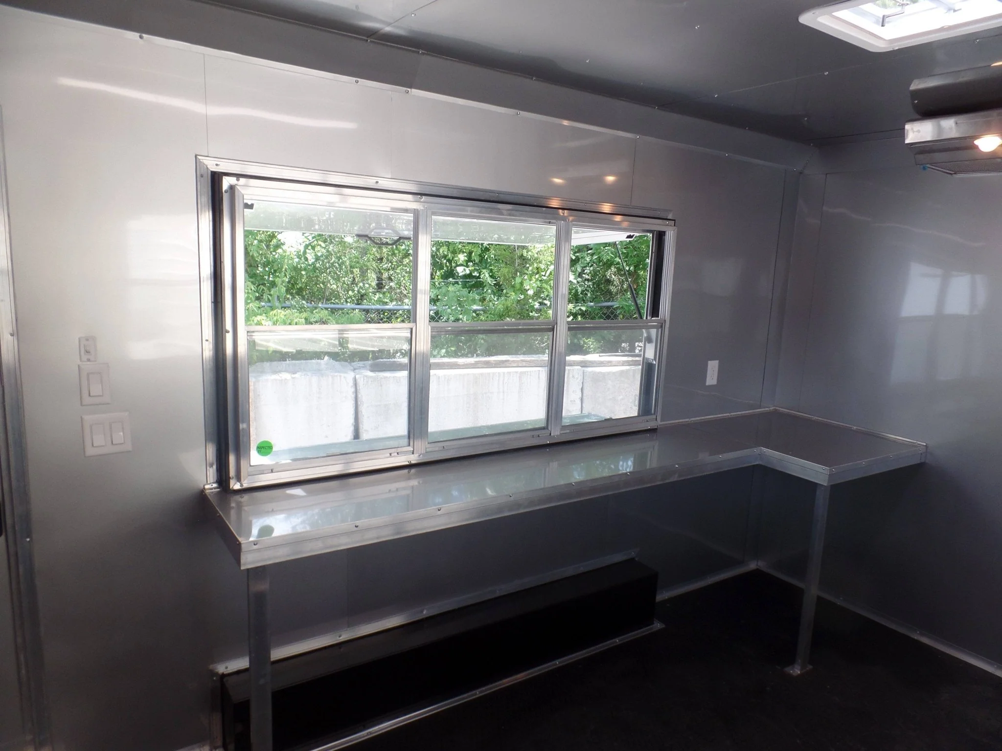 8.5' x 16' Concession Food Trailer White Event Catering