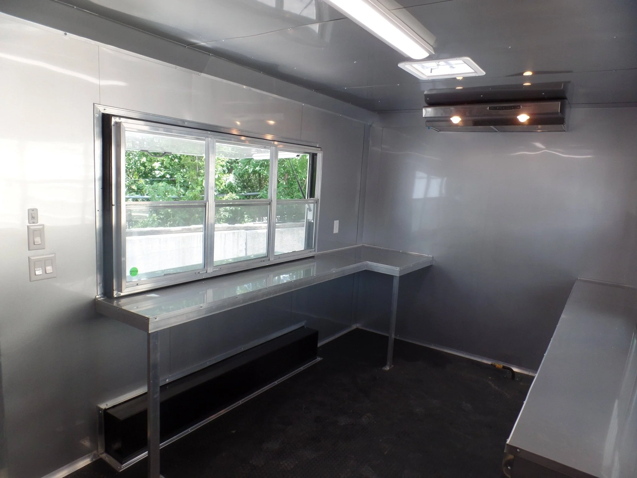8.5' x 16' Concession Food Trailer White Event Catering