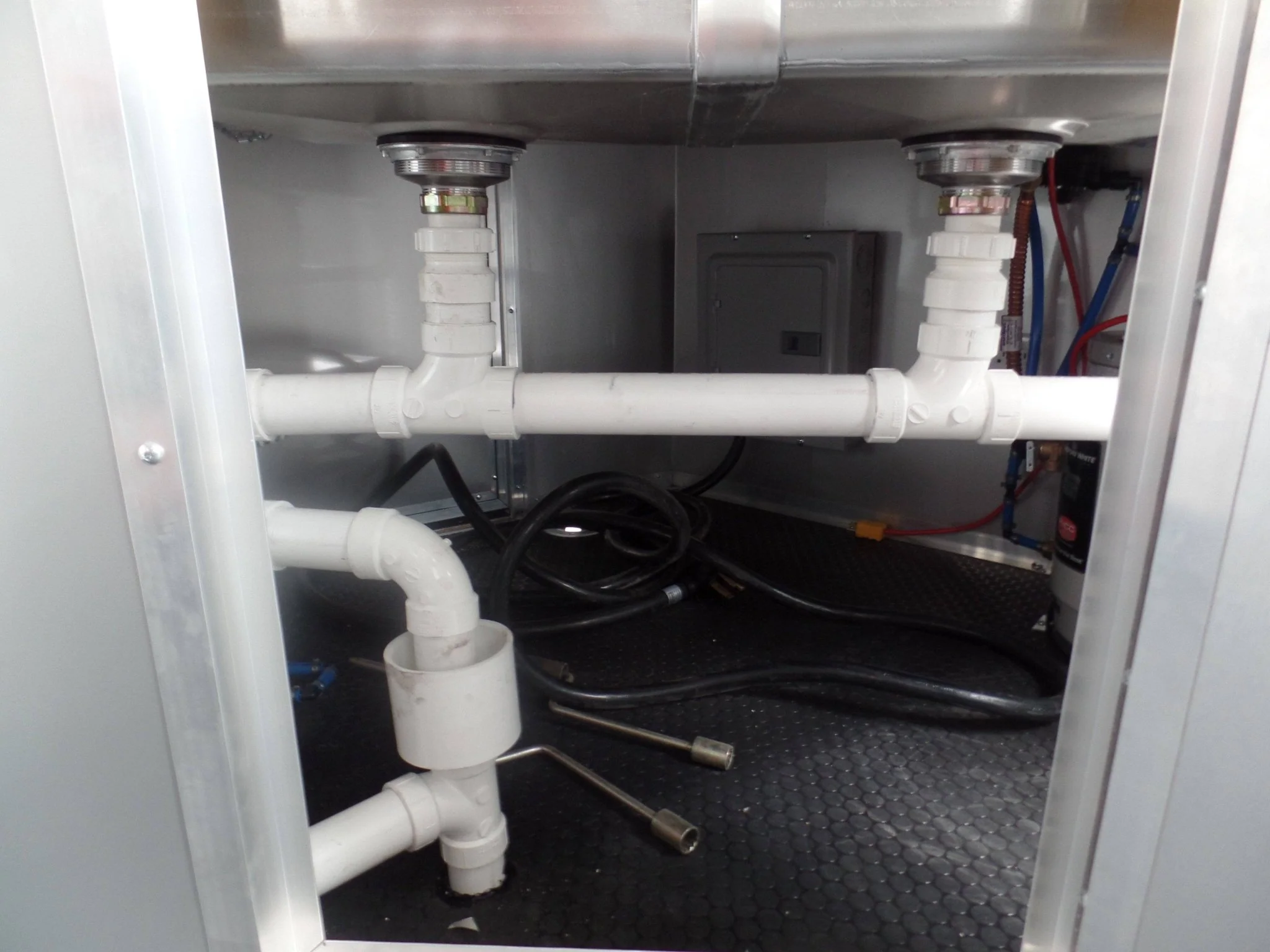 8.5' x 16' Concession Food Trailer White Event Catering