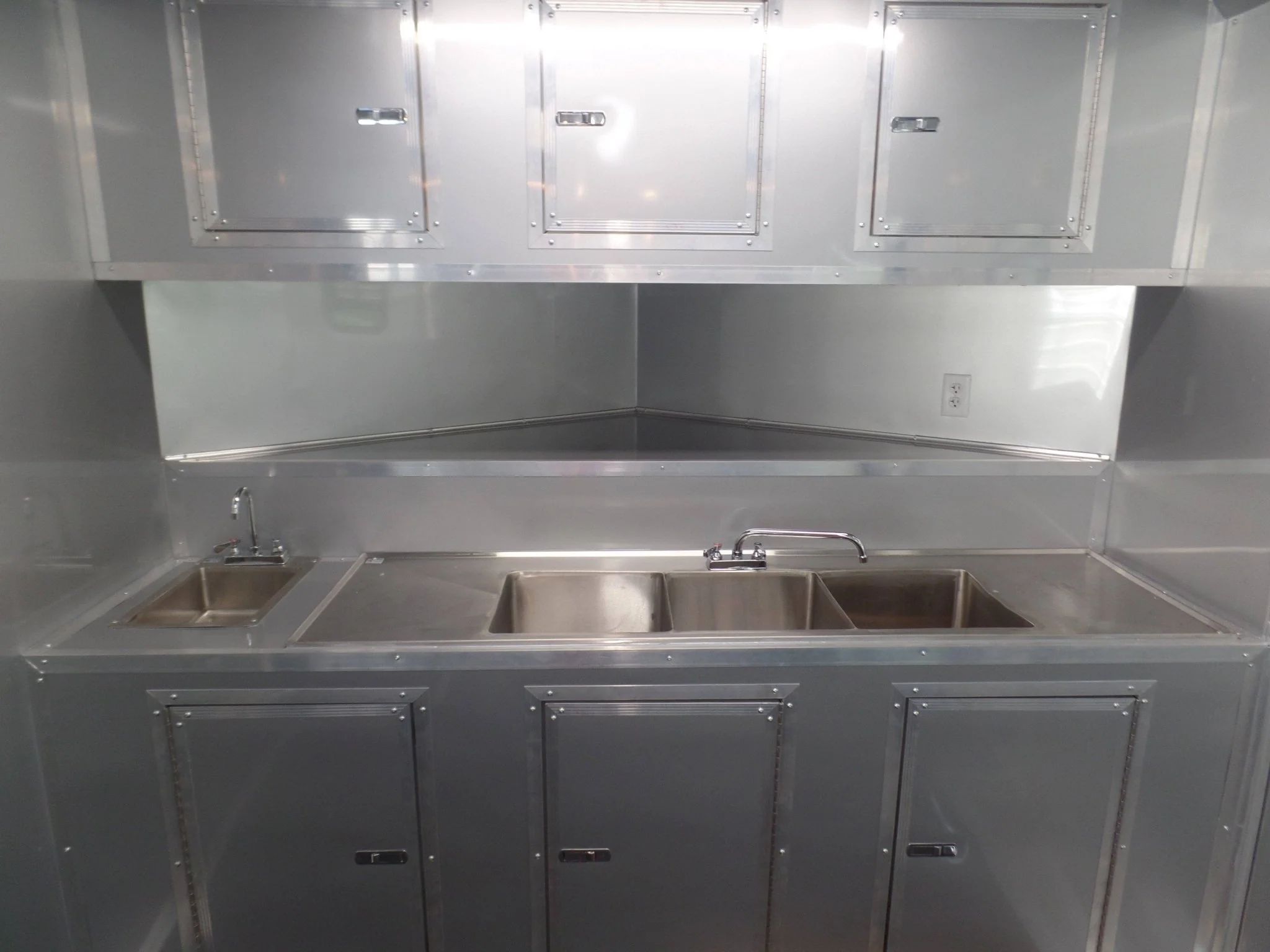 8.5' x 16' Concession Food Trailer White Event Catering