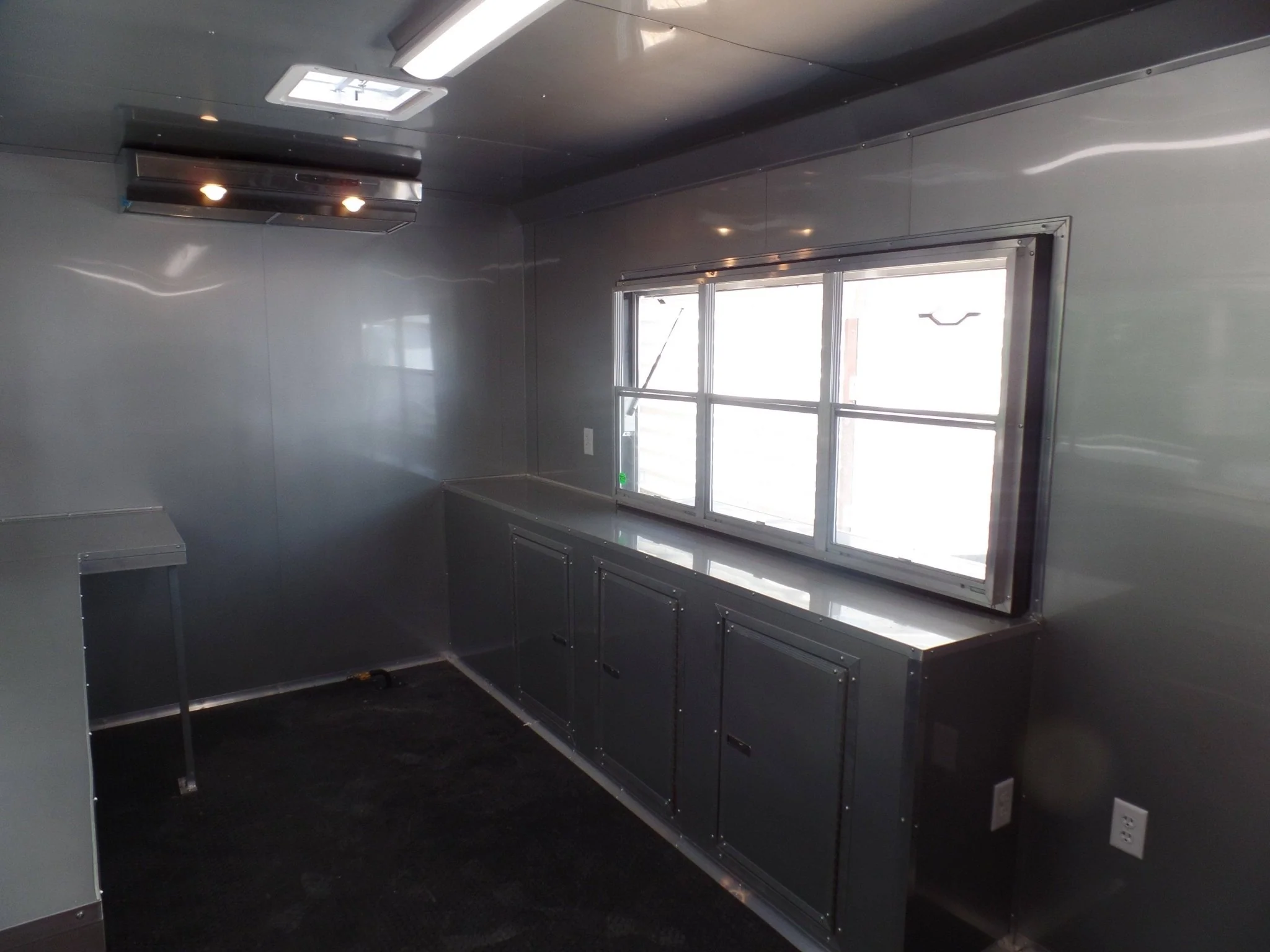 8.5' x 16' Concession Food Trailer White Event Catering