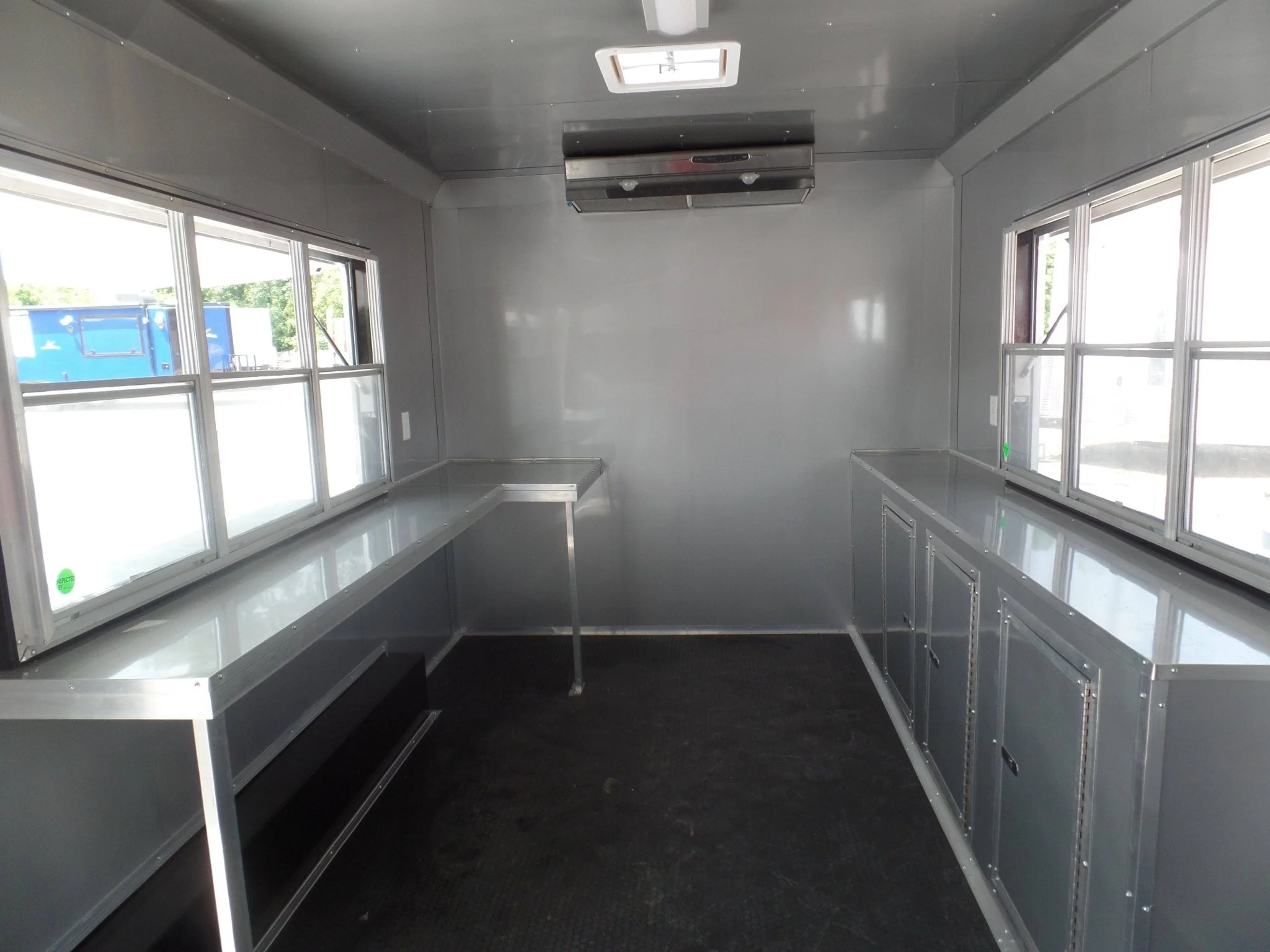 8.5' x 16' Concession Food Trailer White Event Catering